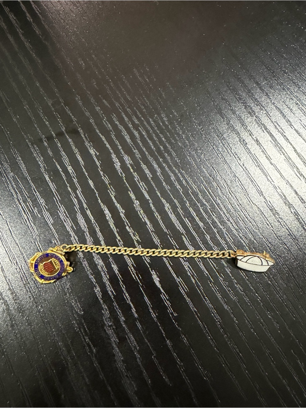 US Coast Guard tie clip/chain. Made for dress wear.